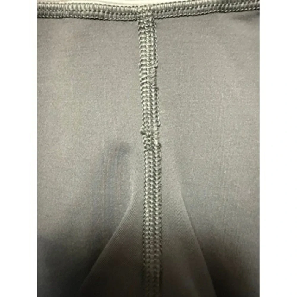 Lululemon Race With Grace Gray‎ Waist Crop Running Leggings Women 6